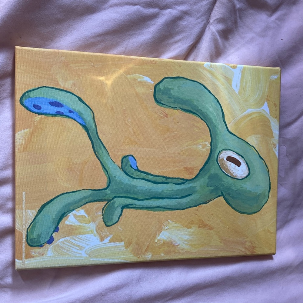 Squidward painting from Spongebob